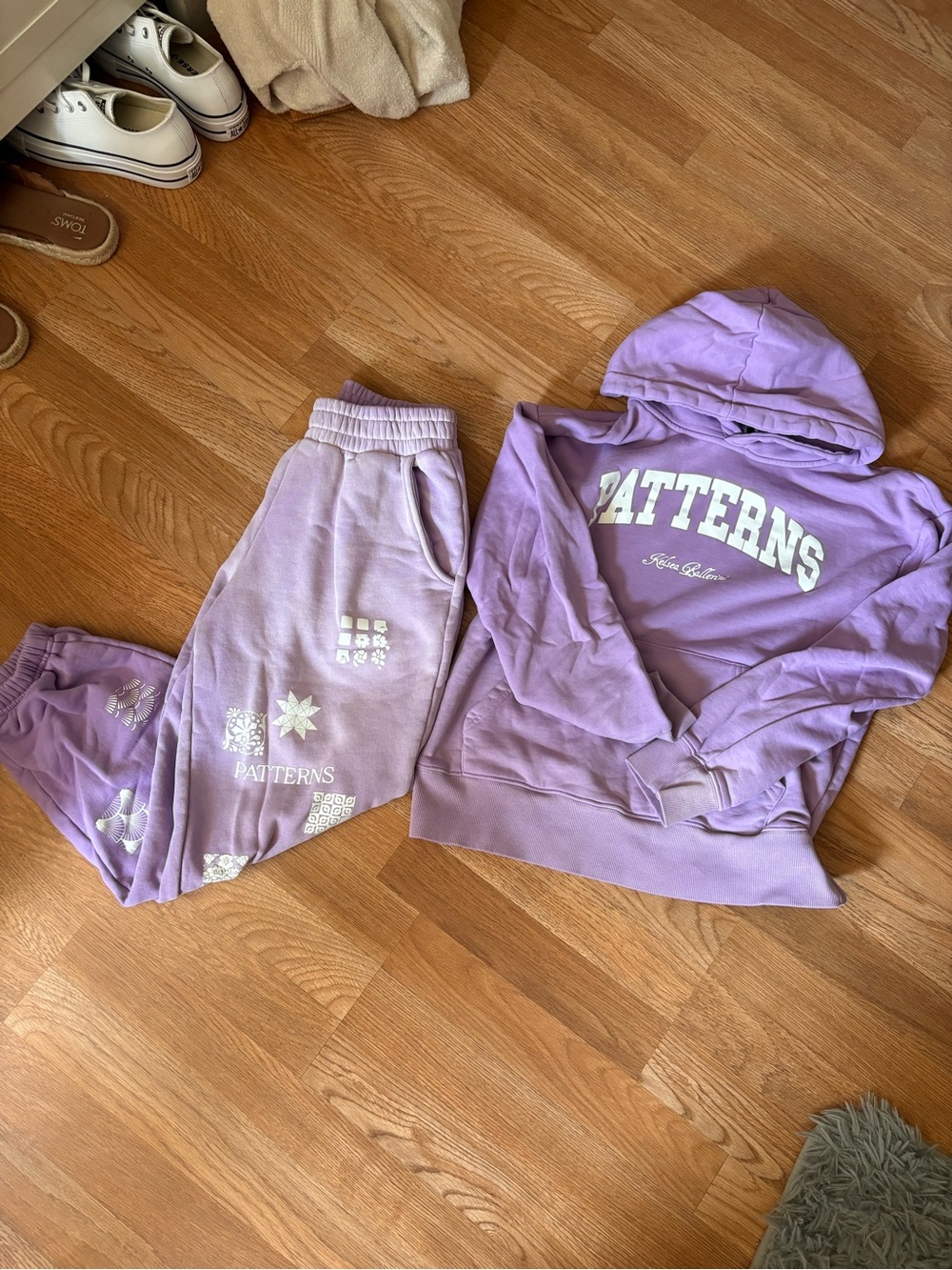Kelsea Ballerini Patterns Lavender Hoodie & Jogger Set